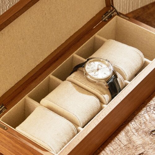 watch in a display case