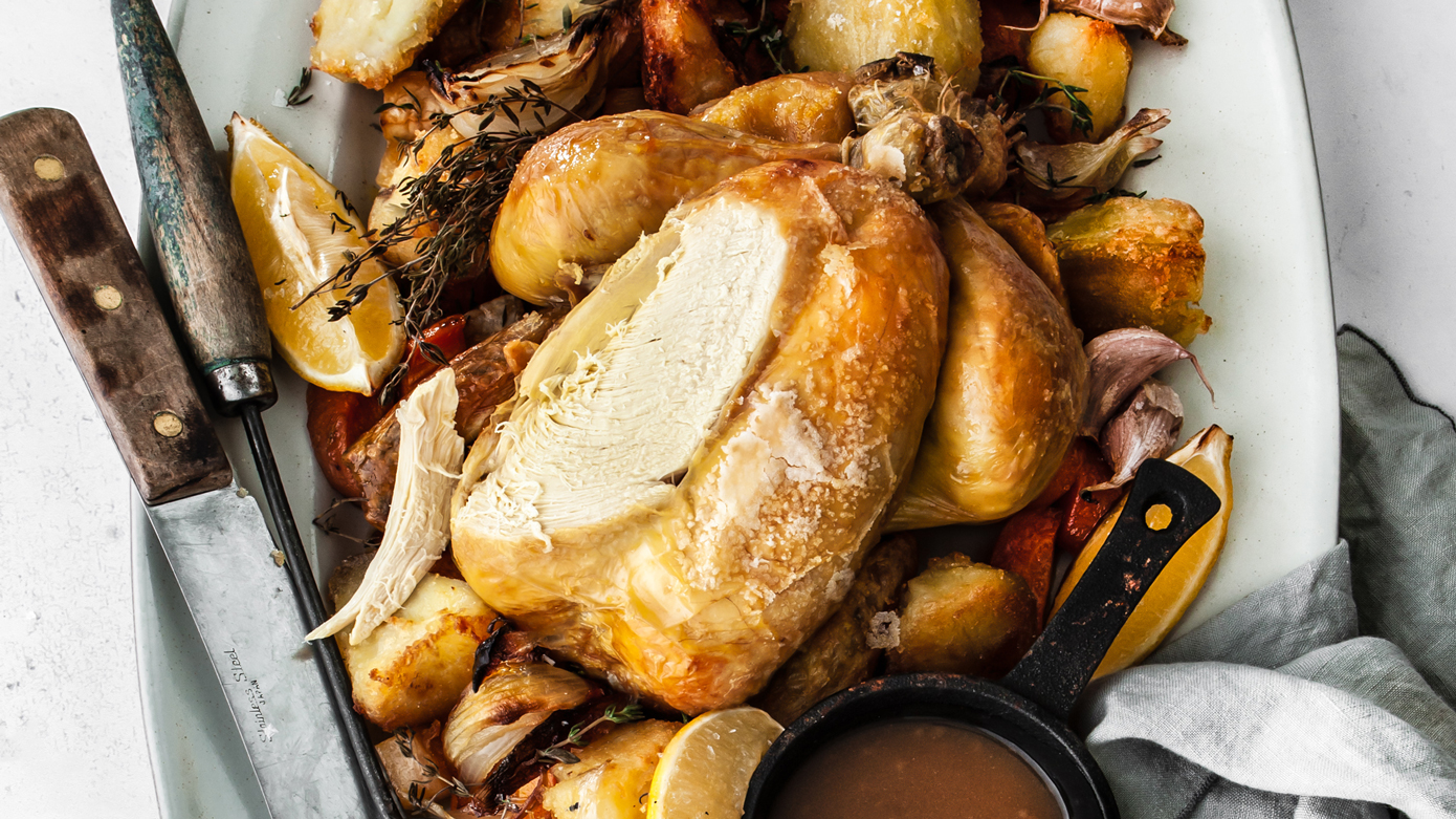 How to Cook a Roast Chicken in One Hour
