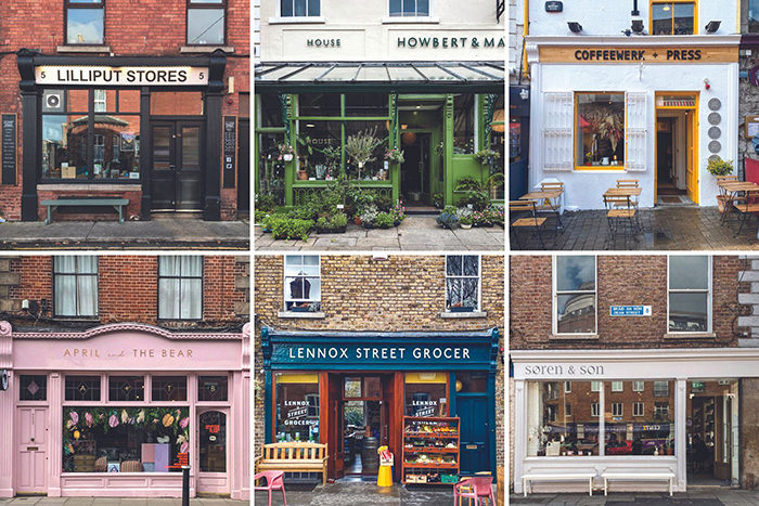 compilation of shopfronts