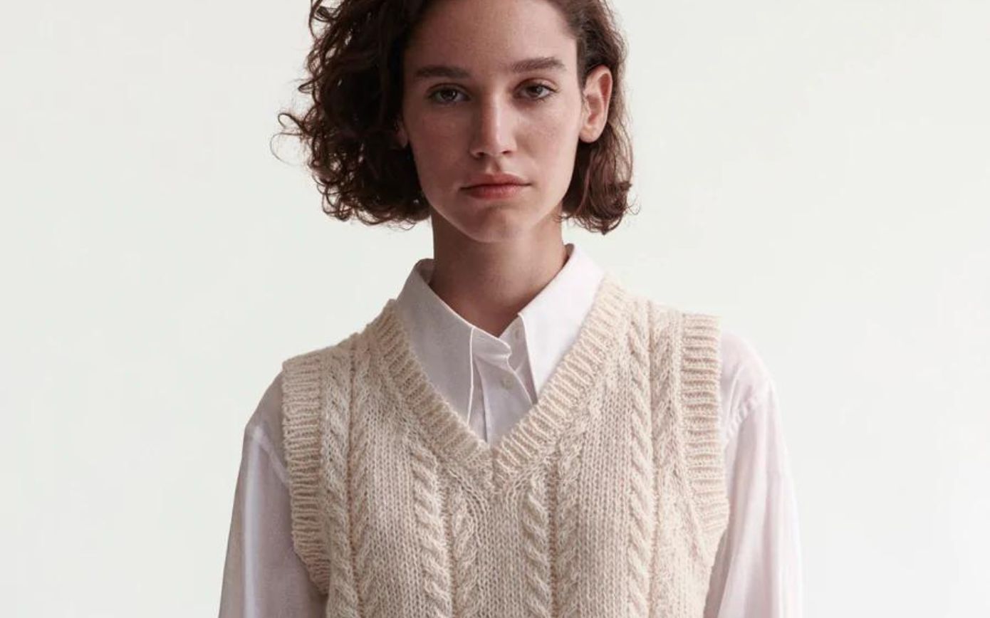 Knitted Sweater Vest Trend