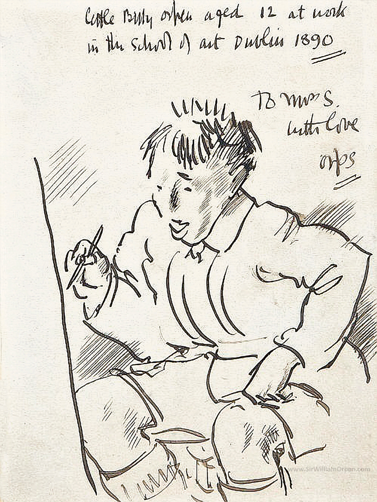 Self-Portrait-of-'Billy'-Orpen-