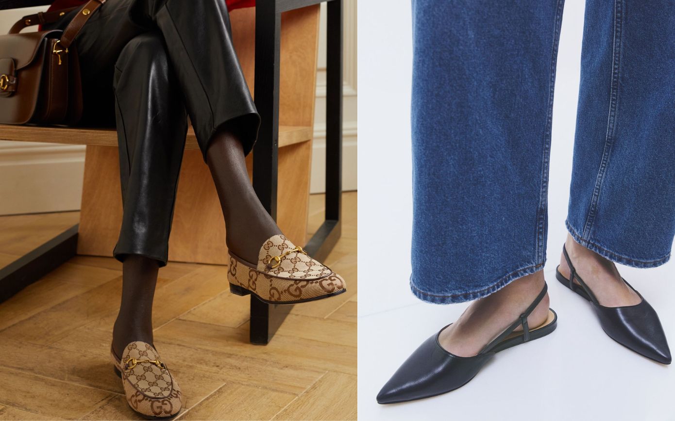 From Khaite's Leather Ballet Pumps To Zara's Embellished Mules, These  Excellent Spring Flats Start From €45 - The Gloss Magazine