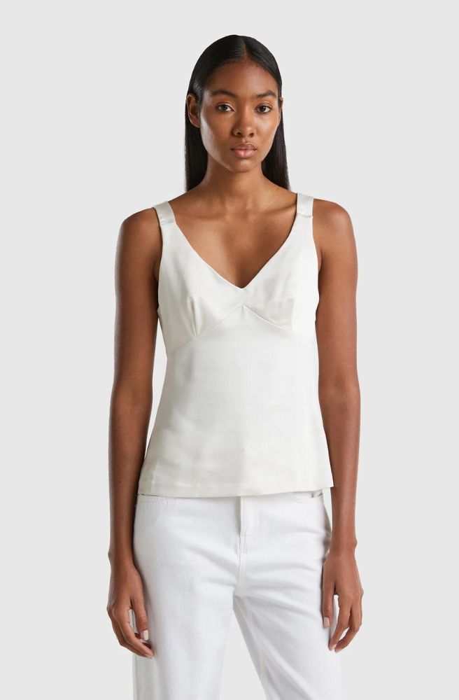 Anagram cotton-blend tank top in white - Loewe