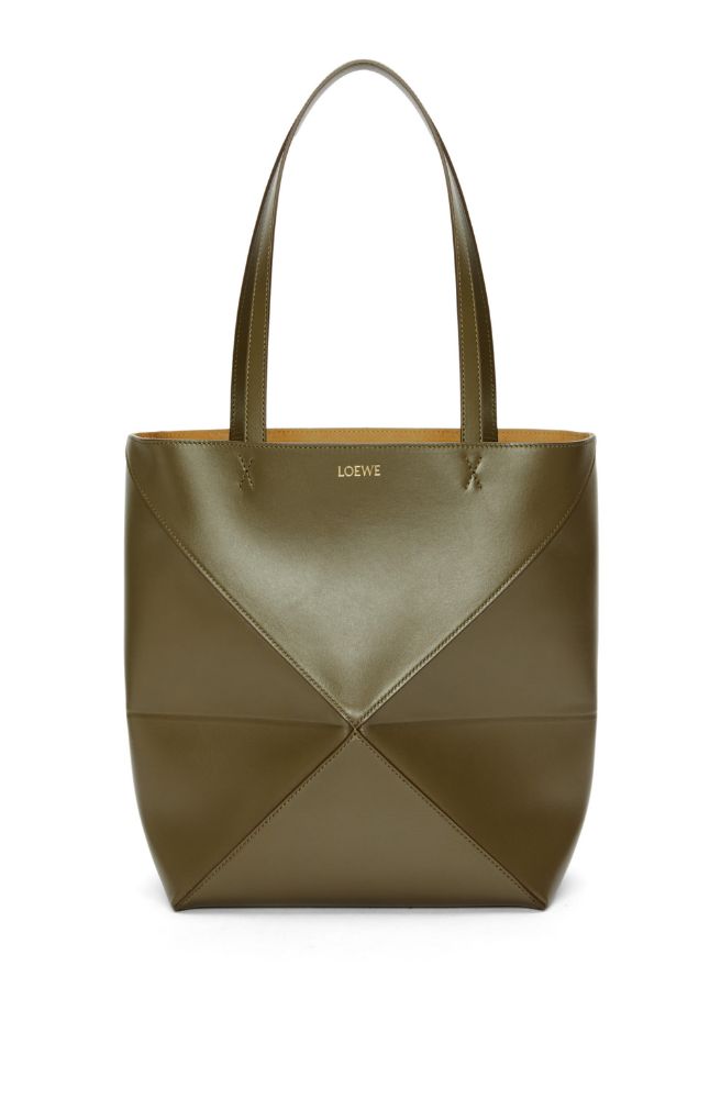 Nappa Leather Tote Bag With Multi-Way Strap - Khaki - 01 - Massimo Dutti - Women