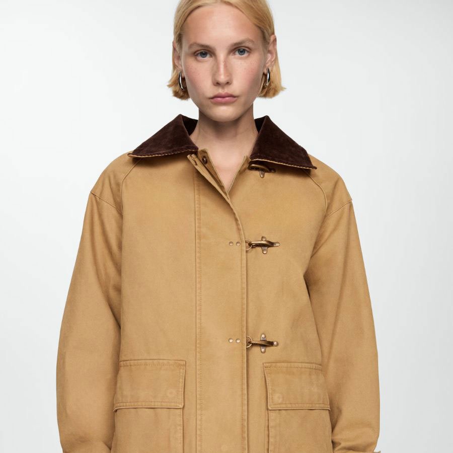 barn jacket mango