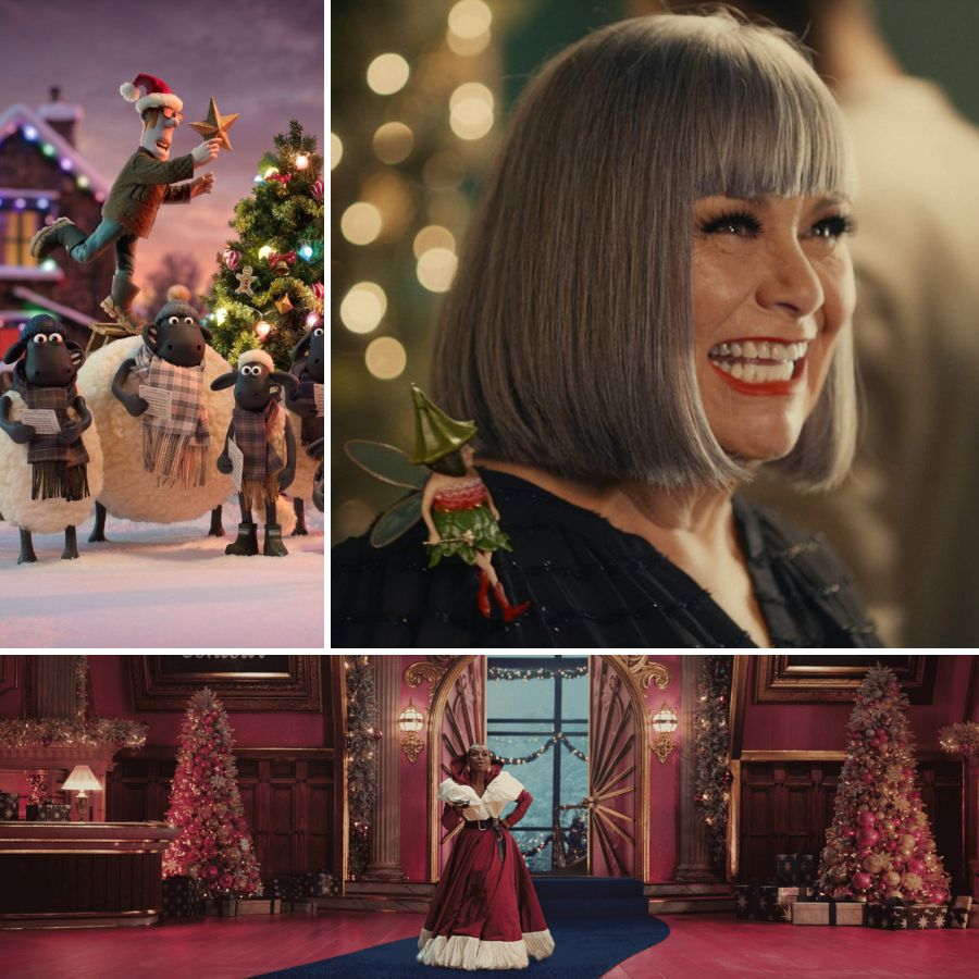 Dawn French, Adjoa Andoh and Shaun The Sheep Star In These Spirited Christmas Ads