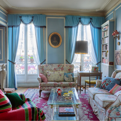 See Inside The Fun, Feminine Parisian Home Of Designer Fifi Chachnil