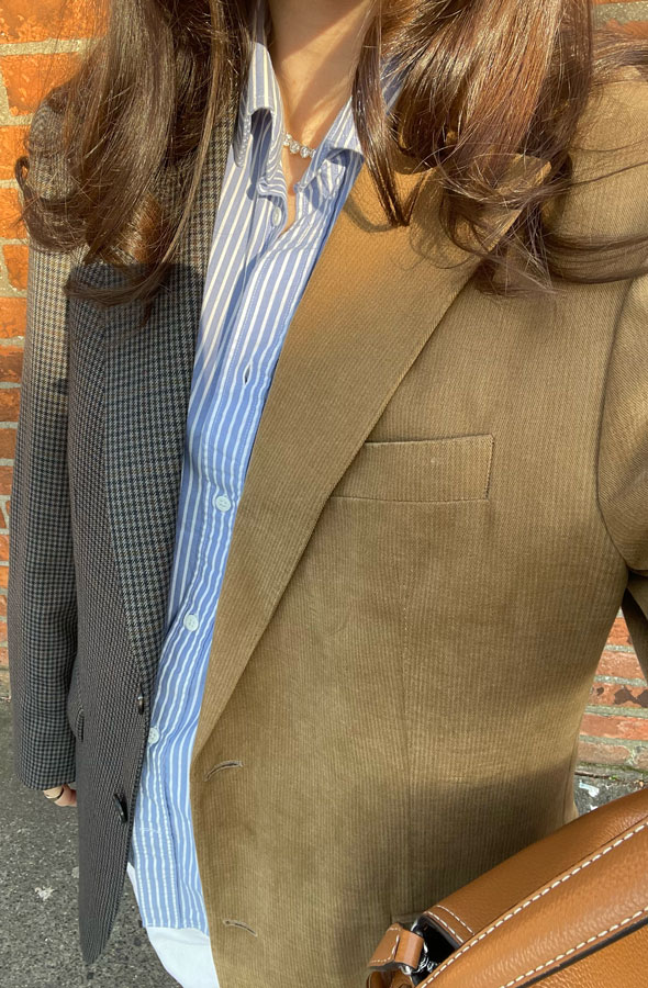 Dog's-Dinner-blazer,-WNU-shirt