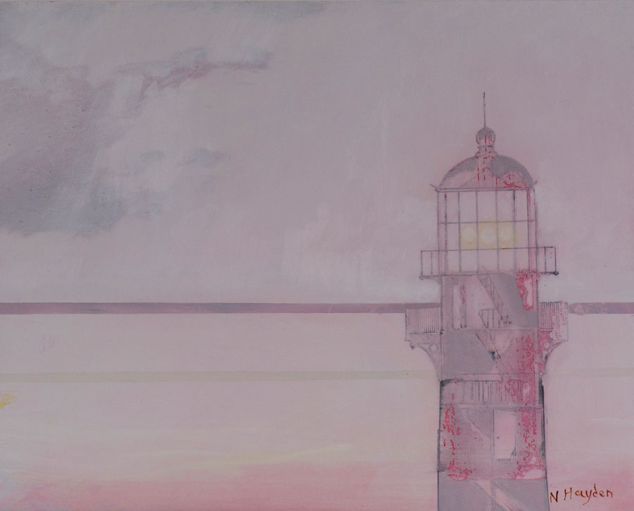 Nickie-Hayden,-Sentinel,-oil-on-board,-24cm-x-30cm