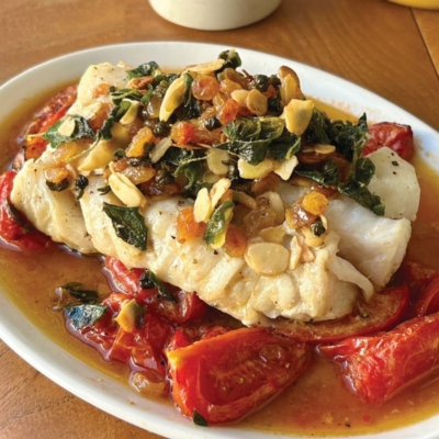 30-Minute Summer Recipe: Agrodolce Cod With Tomatoes And Almonds