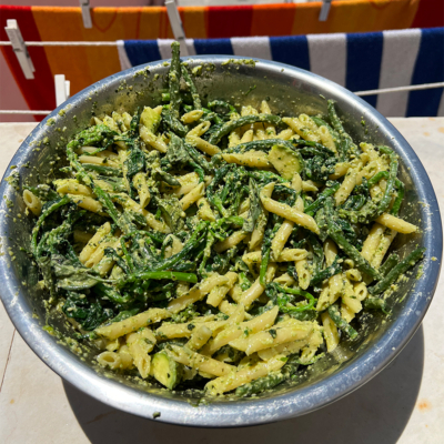 Try Cook Tom Jackson's Pesto Pasta Salad With A Lemon Twist