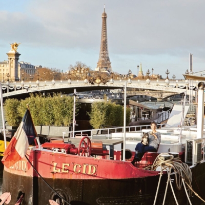 French Fashion Insider Agnès Combes Bernageau's House Boat In Paris