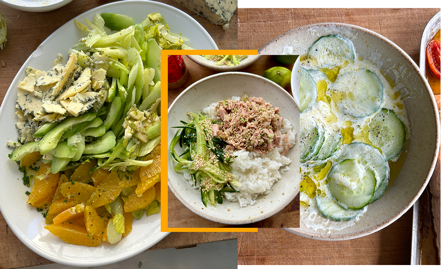 Cucumbers---collage