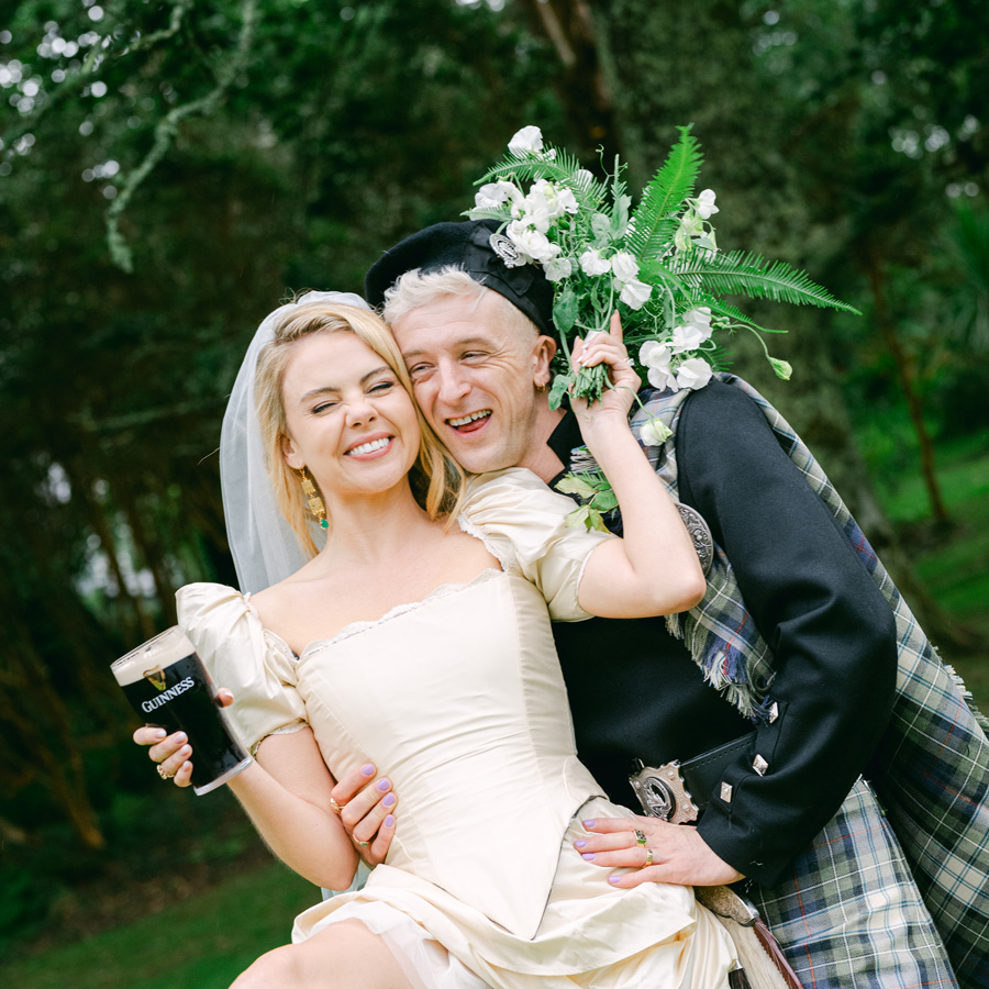 Behind The Scenes At Saoirse-Monica Jackson’s Wedding To Hector Barbour
