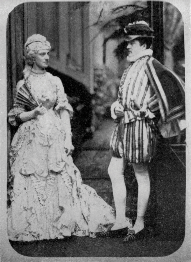 Adelaide-&-Edward-Cecil-Guinness-(Iveagh)-at-80-St-Stephens-Green-costume-ball,-courtesy-author