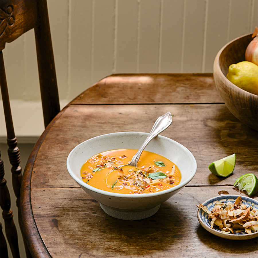 Celebrity Chef Samin Nosrat's Curried Carrot And Coconut Soup