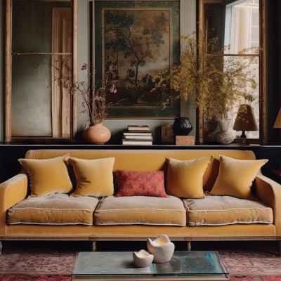 Rich Coloured Velvet Seats To Lounge In This Season