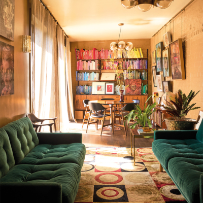 Faded Glamour In The City: Pearl Lowe At Home With Artist Jonathan Yeo