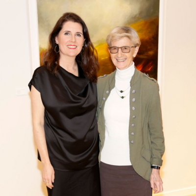 See The Guests At Artist And Sculptor Margaret Egan's New Exhibition