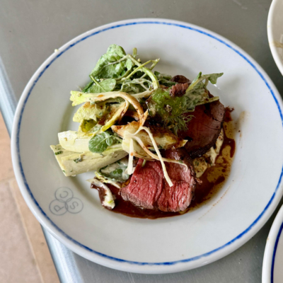 A Side To Steak: Chicory Salad With Anchovy And Crème Fraîche Dressing