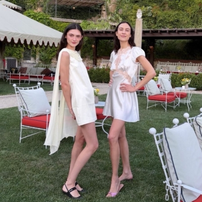 Alexa Chung Embraces Summer's Coolest Occasion Dressing Trend