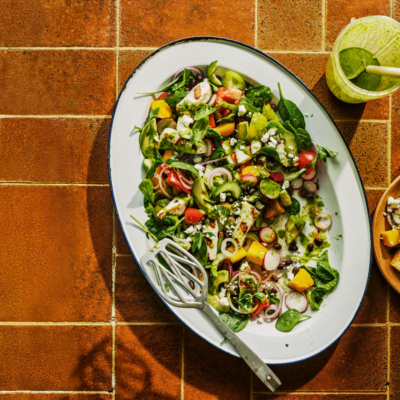 Zesty Mango, Halloumi And Black Bean Salad To Serve At Your Next Barbecue